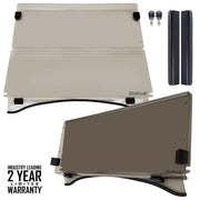 ProFormX Tinted Fold-Down Windshield Warranty - Fits Club Car Precedent - Onward - Tempo (2004-up)