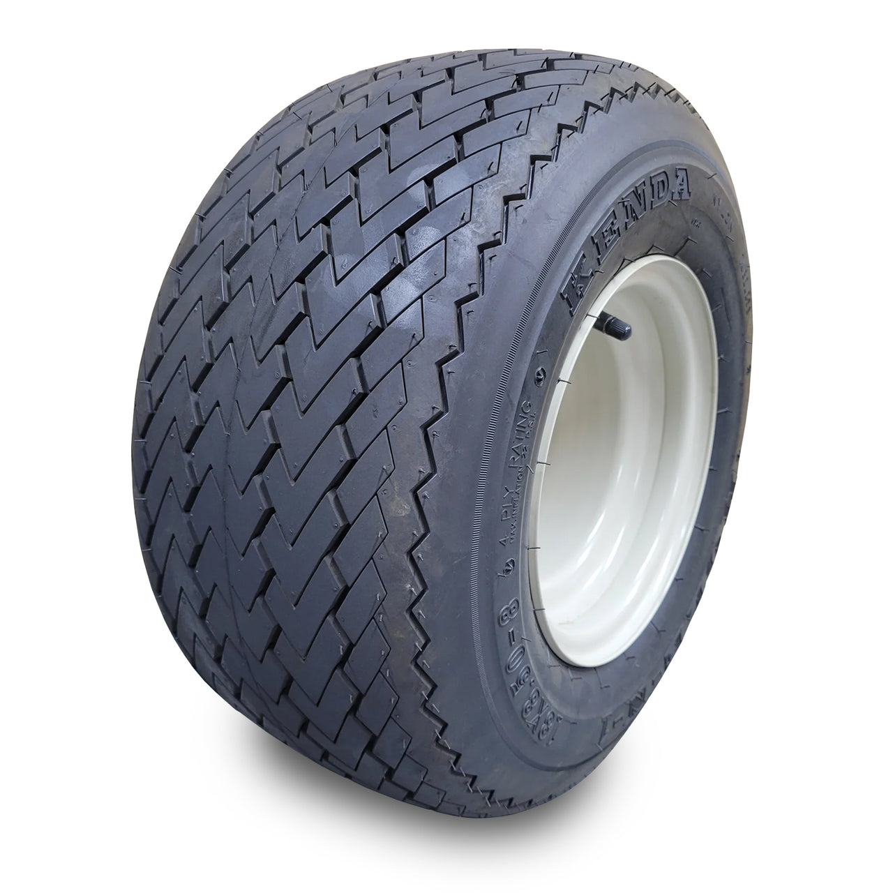 New Take-Off Golf Cart Tires/Wheels - Set of 4
